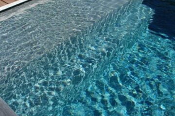 Coatings and paints for swimming pools