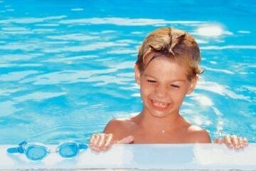 Child and pool