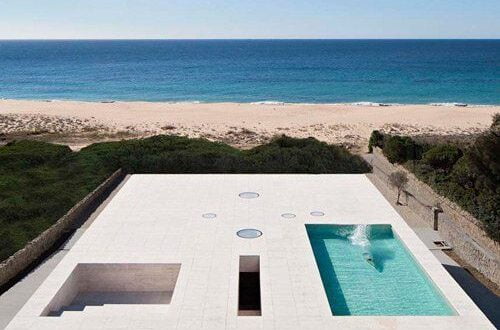 The infinity pool residence stretches endlessly to the ocean