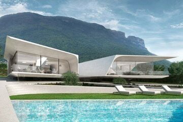 Villa of innovative design in Italy